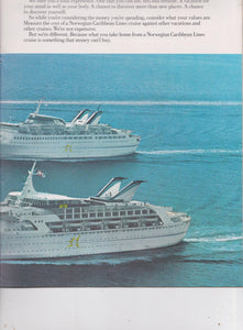 Norwegian Caribbean Southward Starward Skyward 1975 Cruise Brochure - TulipStuff