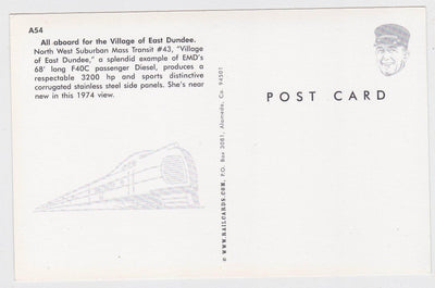 North West Suburban Mass Transit City of East Dundee EMD F40C - TulipStuff