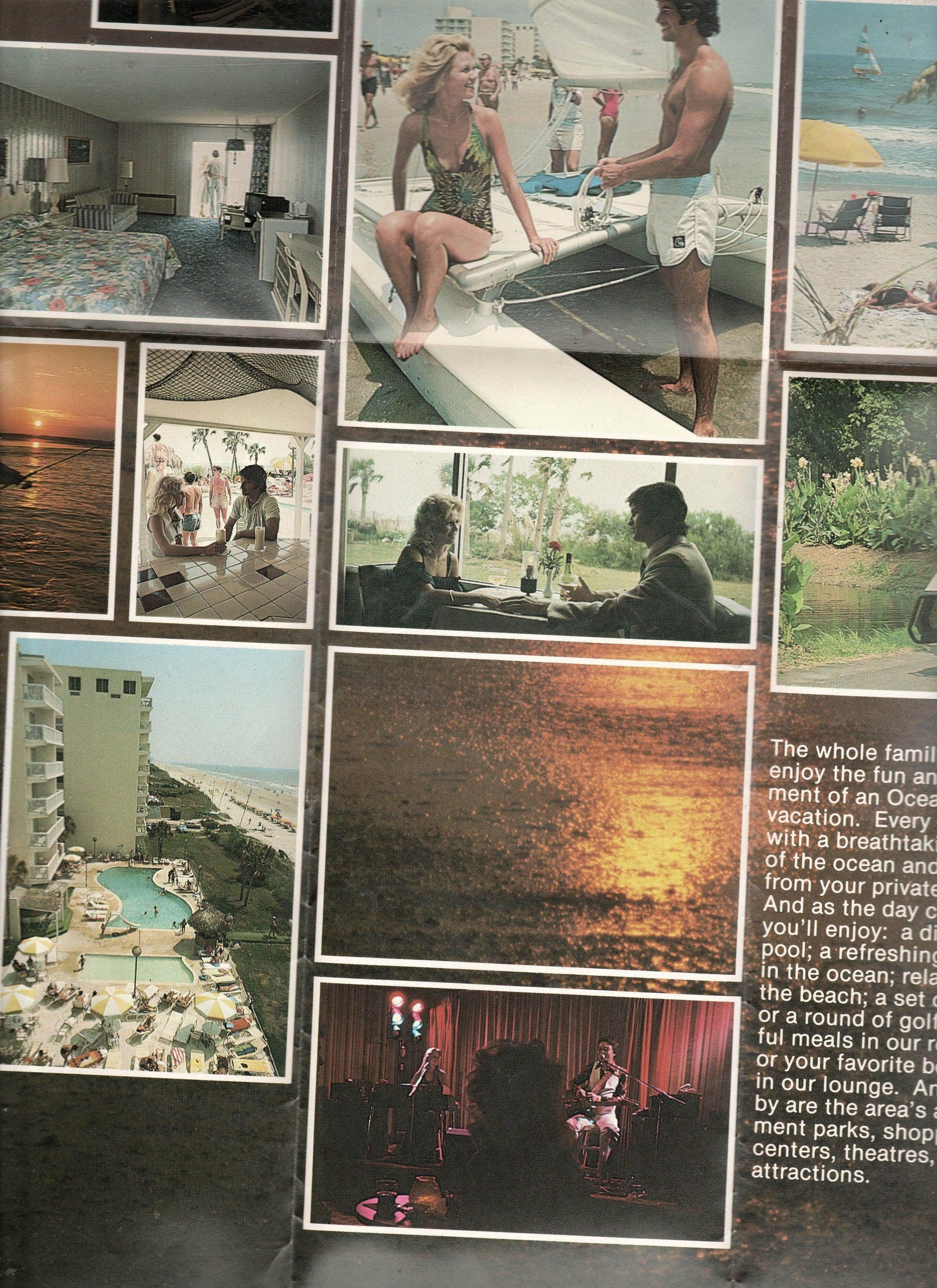 Ocean Dunes Resort Myrtle Beach SC Early 1980's Brochure - TulipStuff