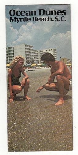 Ocean Dunes Resort Myrtle Beach SC Early 1980's Brochure - TulipStuff
