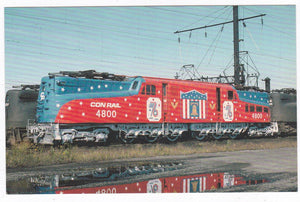 Conrail Bicentennial Ol Rivets GG1 Electric Locomotive Postcard - TulipStuff