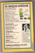 Load image into Gallery viewer, On Campus Cookbook Mollie Fitzgerald Paperback Workman 1984 - TulipStuff
