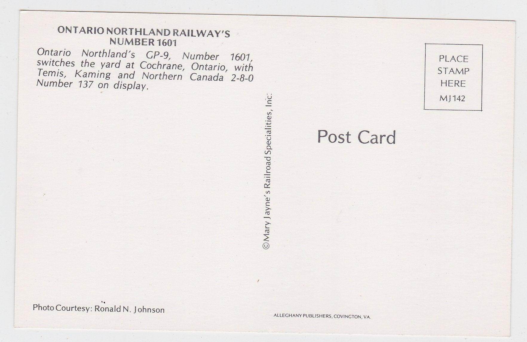 Ontario Northland and Temis Kaming Northern Canada Locomotives - TulipStuff