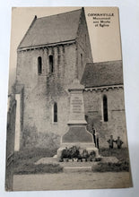 Load image into Gallery viewer, Osmanville Monument aux Morts et Eglise Normandy France 1918 - TulipStuff
