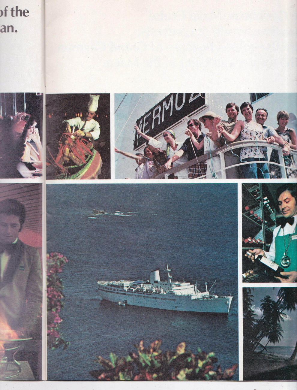 Paquet French Cruises MS Mermoz 1978-79 Gourmet Caribbean Brochure ...
