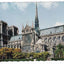 Notre Dame Cathedral Paris France 1963 Postcard - TulipStuff