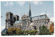 Load image into Gallery viewer, Notre Dame Cathedral Paris France 1963 Postcard - TulipStuff
