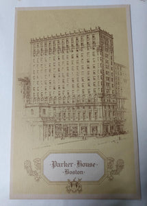 Boston's Famous Parker House Hotel 1940's Postcard Massachusetts - TulipStuff