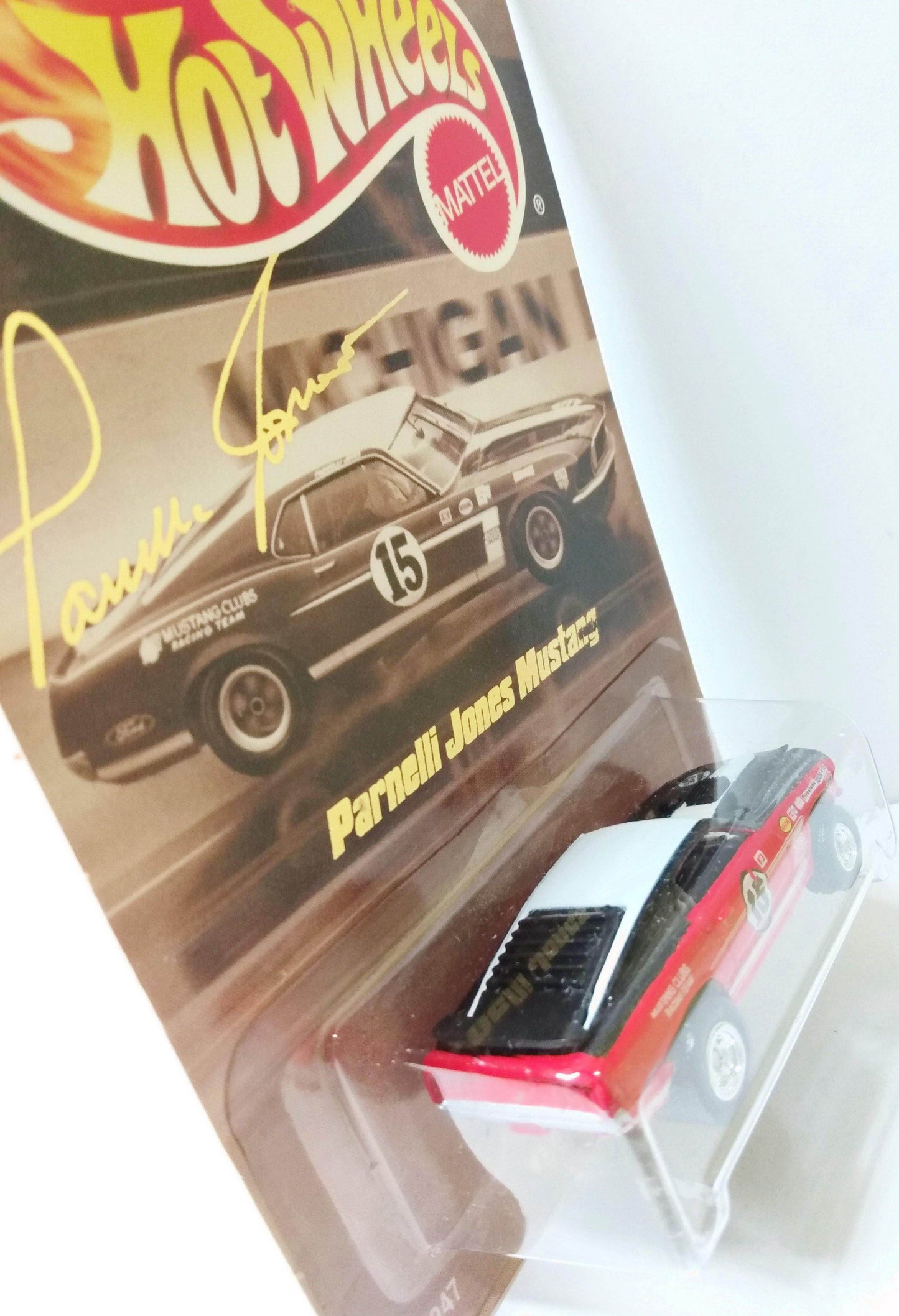 Hot Wheels 27247 Parnelli Jones Ford Mustang Mach 1 Limited Edition Full Grid Racing Series 2000 - TulipStuff