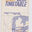 Penn Central Railroad 1969 East West Timetable - TulipStuff