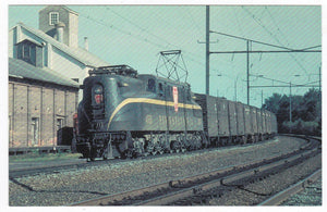 Pennsylvania Railroad Freight Train GG1 Electric Locomotive 1962 - TulipStuff