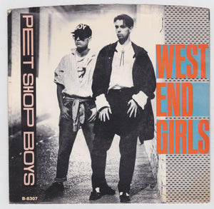 Pet Shop Boys West End Girls 7" 45rpm Vinyl Record Synthpop 1985 - TulipStuff