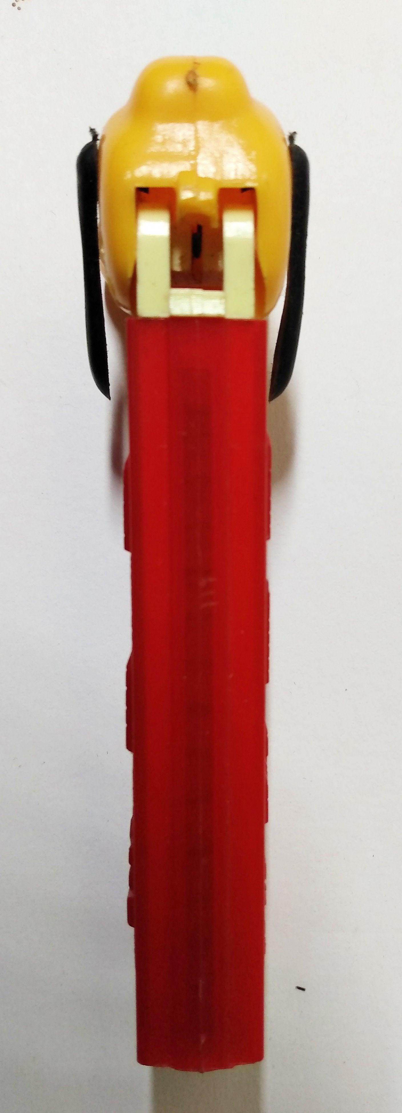Pluto Pez Dispenser Moveable Ears Red Yugoslavia 1980's - TulipStuff