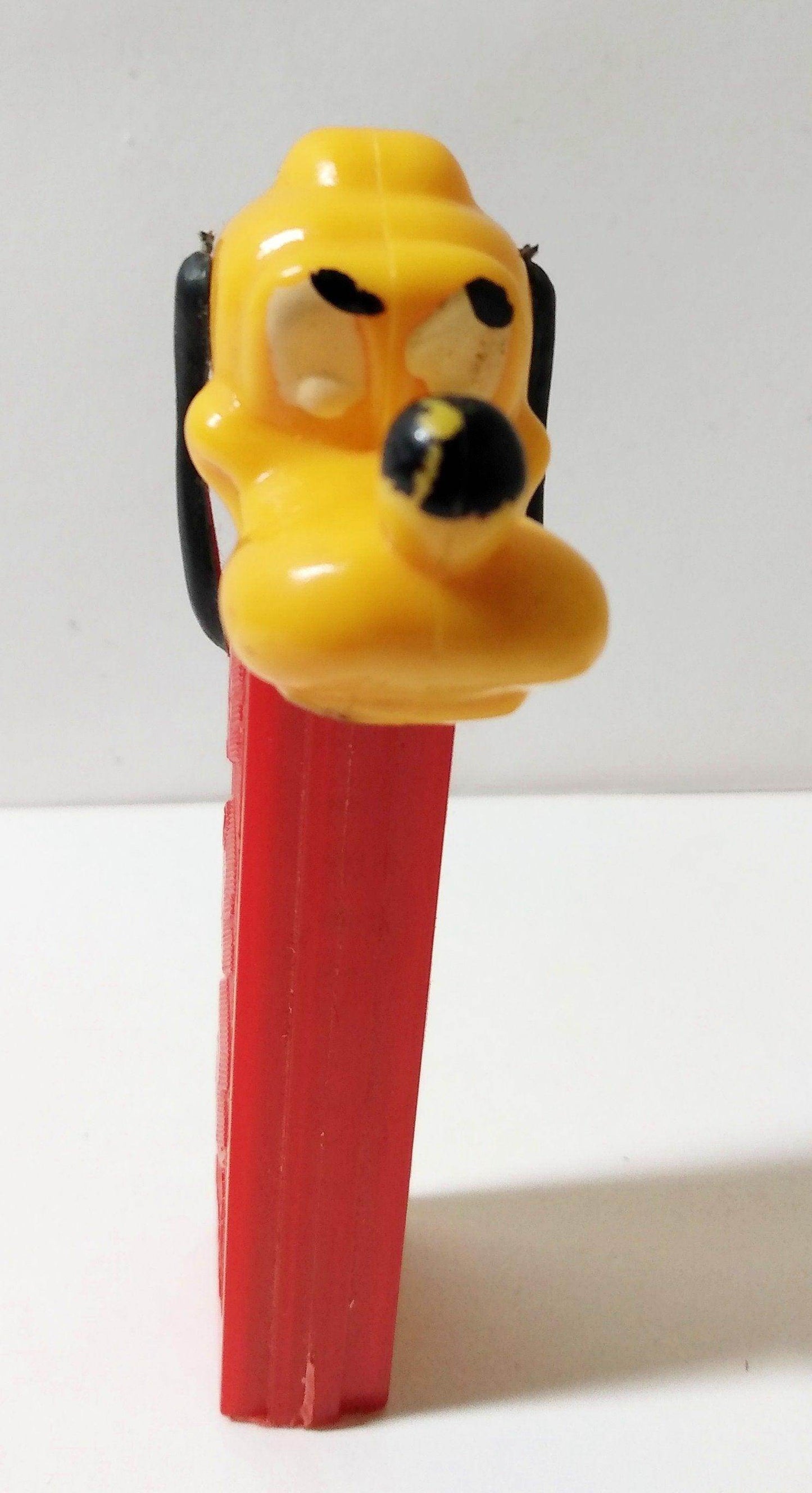 Pluto Pez Dispenser Moveable Ears Red Yugoslavia 1980's - TulipStuff