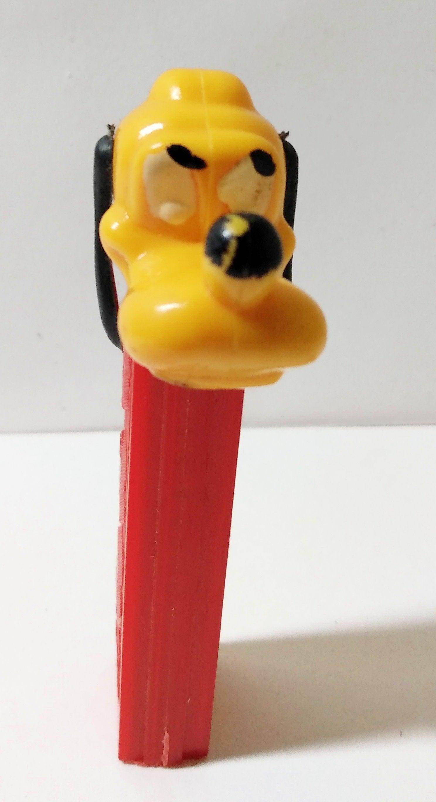 Pluto Pez Dispenser Moveable Ears Red Yugoslavia 1980's - TulipStuff