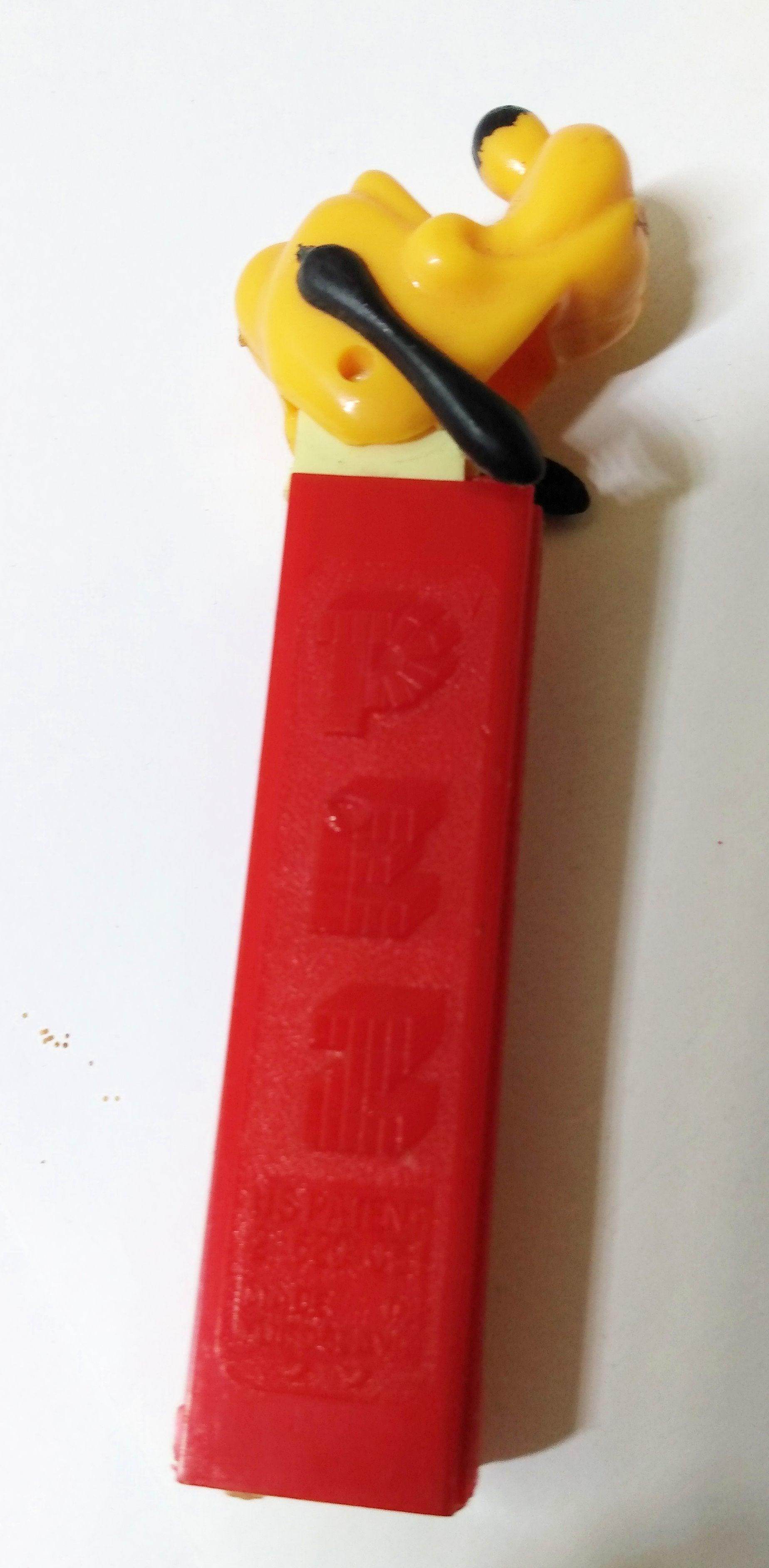 Pluto Pez Dispenser Moveable Ears Red Yugoslavia 1980's - TulipStuff