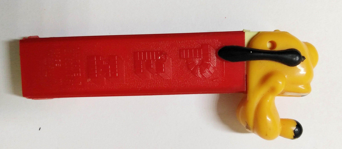 Pluto Pez Dispenser Moveable Ears Red Yugoslavia 1980's - TulipStuff
