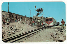 Load image into Gallery viewer, Diesel Train At Summit Of Pike&#39;s Peak Colorado 1950&#39;s - TulipStuff
