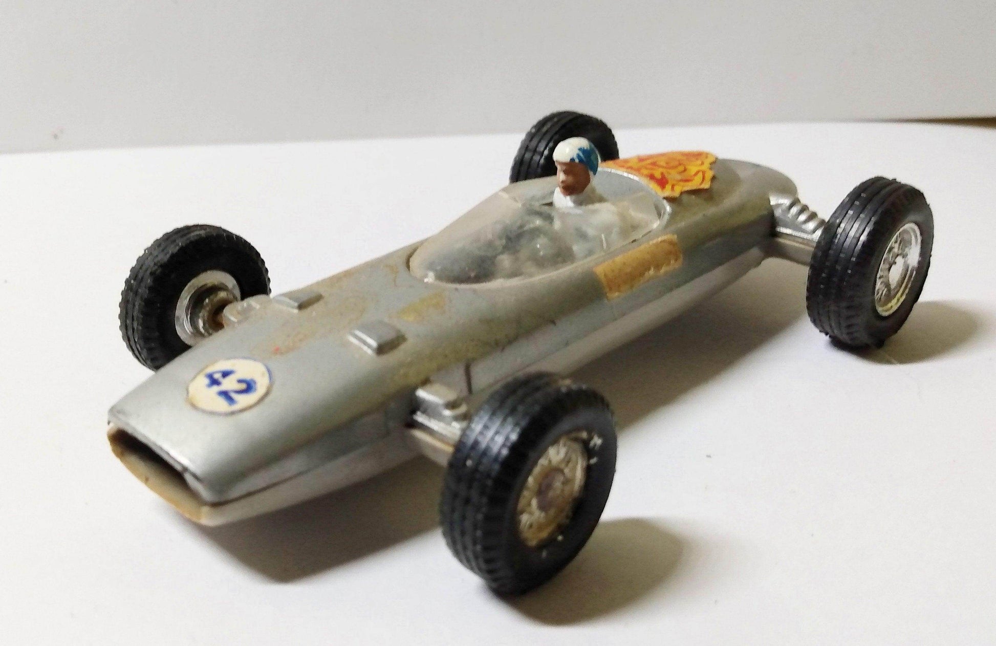 Politoys 64 Brabham Formula 1 Race Car 1:41 Scale Plastic 1964 - TulipStuff