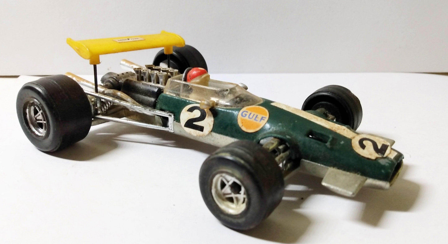 Politoys F9 Brabham Formula 1 Race Car 1/32 Scale Italy 1971 - TulipStuff