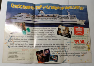 Prince of Fundy Cruises mv Scotia Prince 1997 Nova Scotia Brochure - TulipStuff