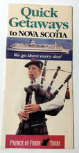 Load image into Gallery viewer, Prince of Fundy Cruises mv Scotia Prince 1998 Nova Scotia Brochure - TulipStuff
