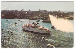 MS Prince of Fundy Cruise Ferry At Portland Maine 1970's - TulipStuff