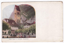 Load image into Gallery viewer, Public Square of Interlaken Switzerland 1900&#39;s Postcard - TulipStuff
