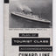 Cunard Line Queen Elizabeth Deck Plans Tourist Class Accommodations 1960's - TulipStuff