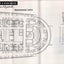 Cunard Line Queen Elizabeth Deck Plans Tourist Class Accommodations 1960's - TulipStuff