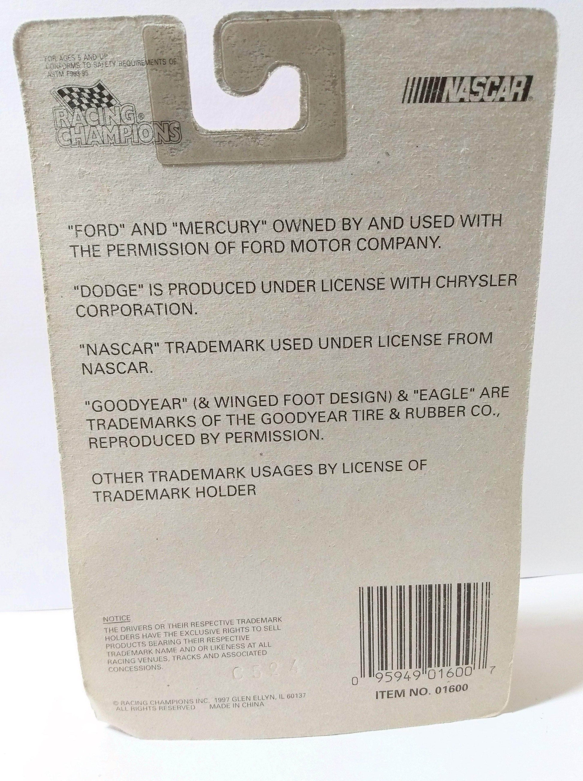 Racing Champions Nascar Classics Fred Lorenzen 1969 Dodge Charger - TulipStuff