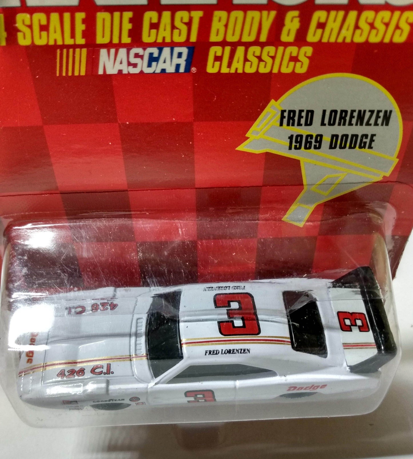 Racing Champions Nascar Classics Fred Lorenzen 1969 Dodge Charger - TulipStuff