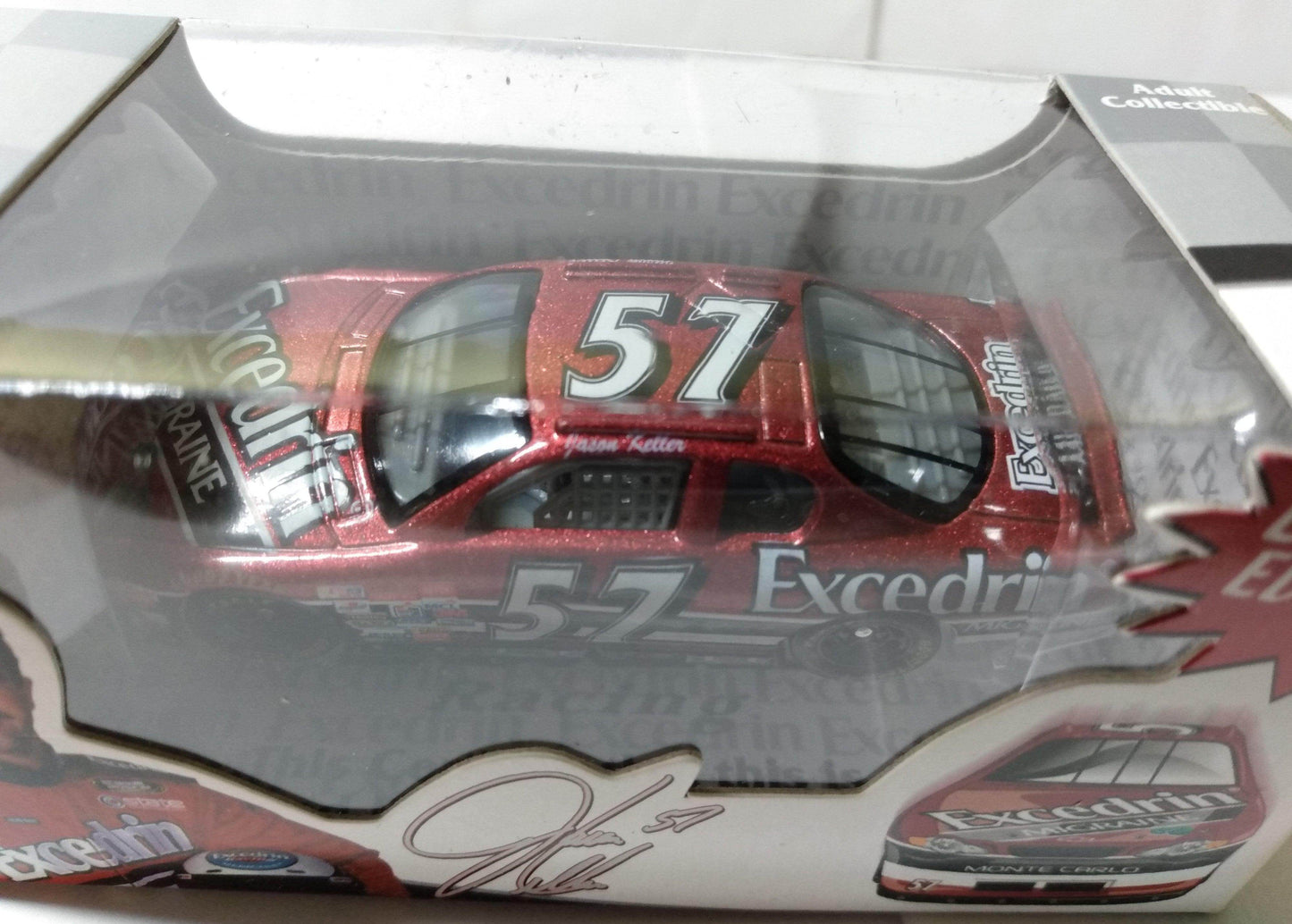 Racing Champions 2000 ltd ed Jason Keller #57 Excedrin Migraine Nascar - TulipStuff