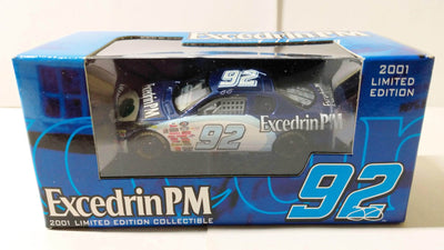 Racing Champions 2001 ltd ed Jimmie Johnson #92 Excedrin PM Nascar - TulipStuff