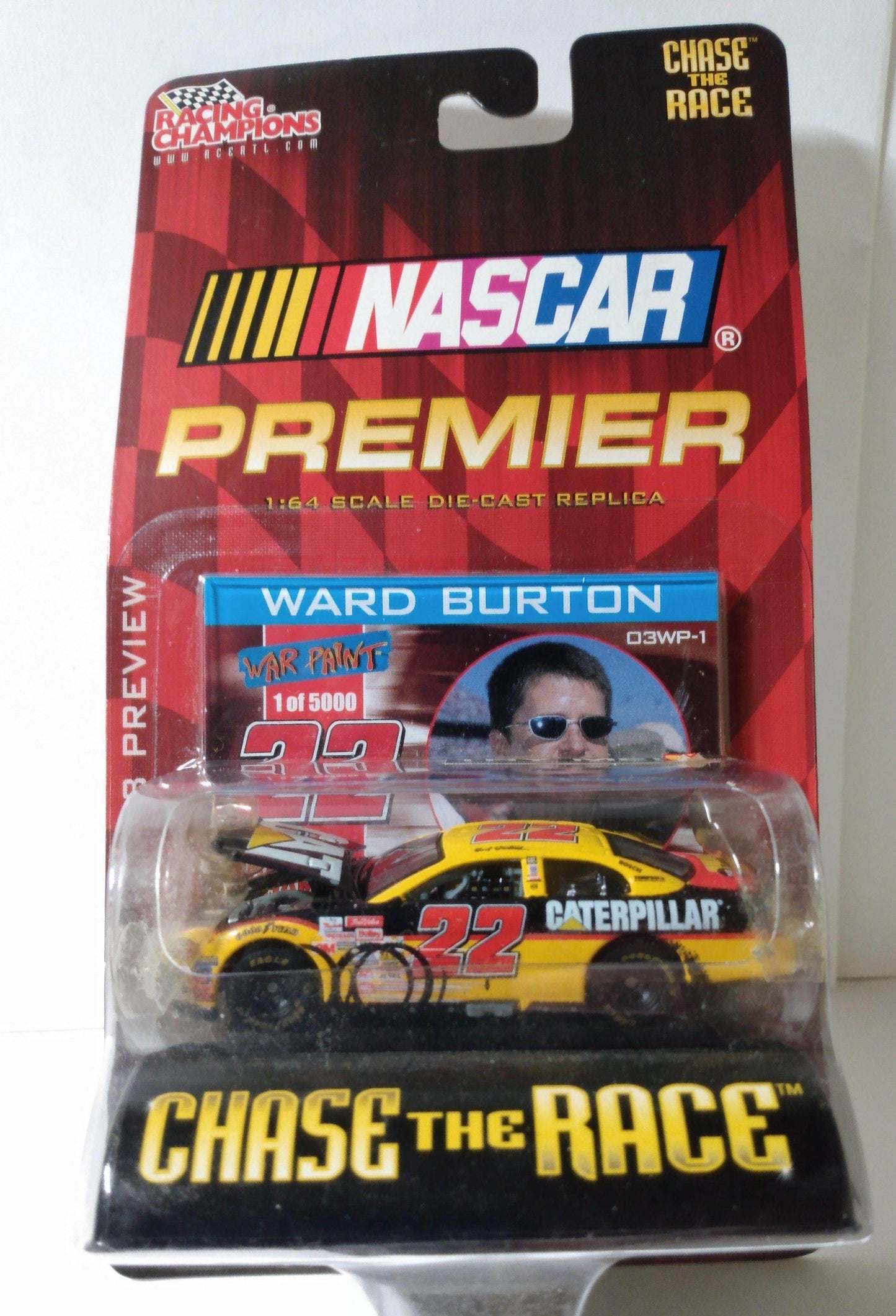 Racing Champions 2003 Preview Chase The Race Ward Burton War Paint - TulipStuff