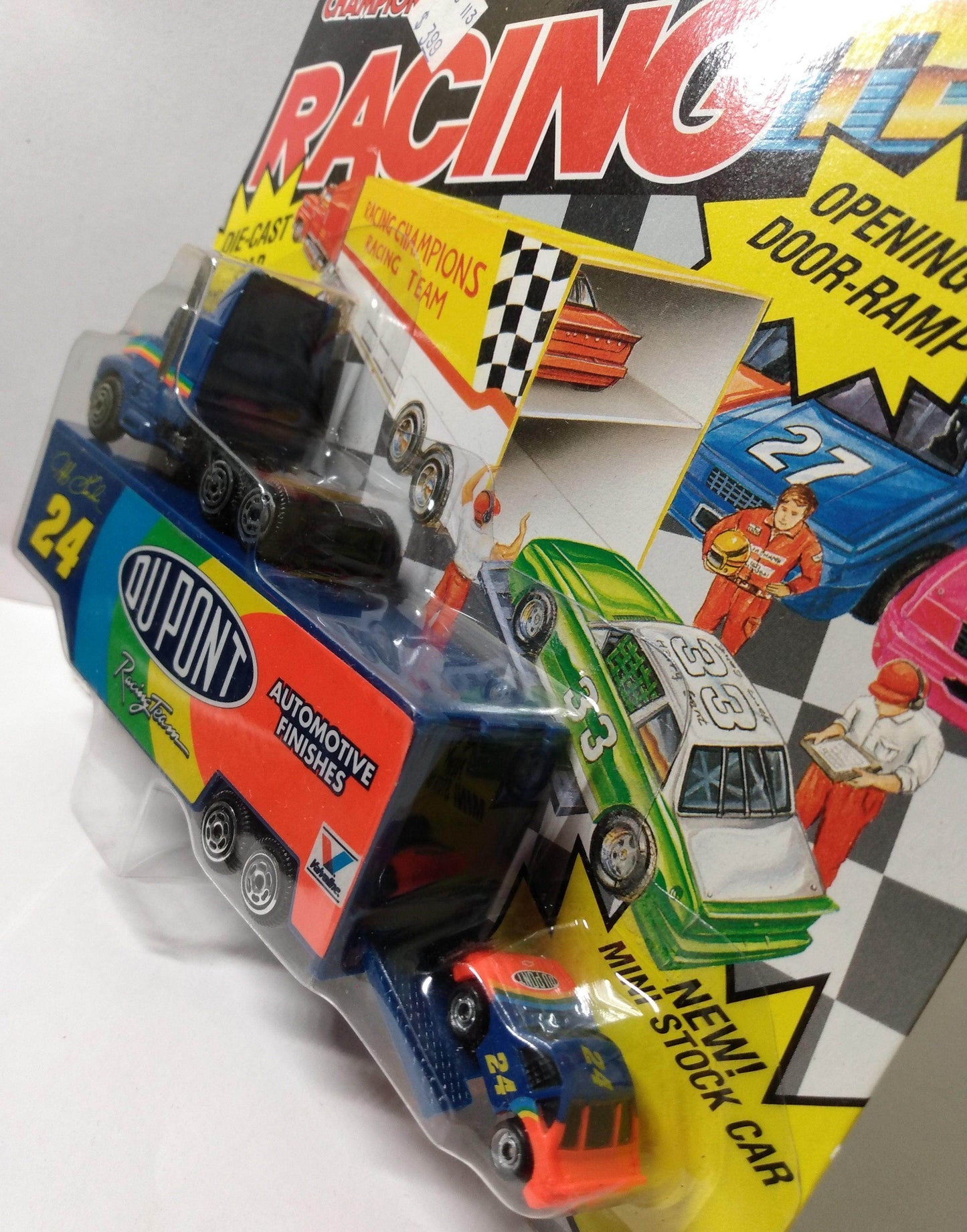 Racing Champions Micro Team Transporter 1992 Jeff Gordon DuPont - TulipStuff
