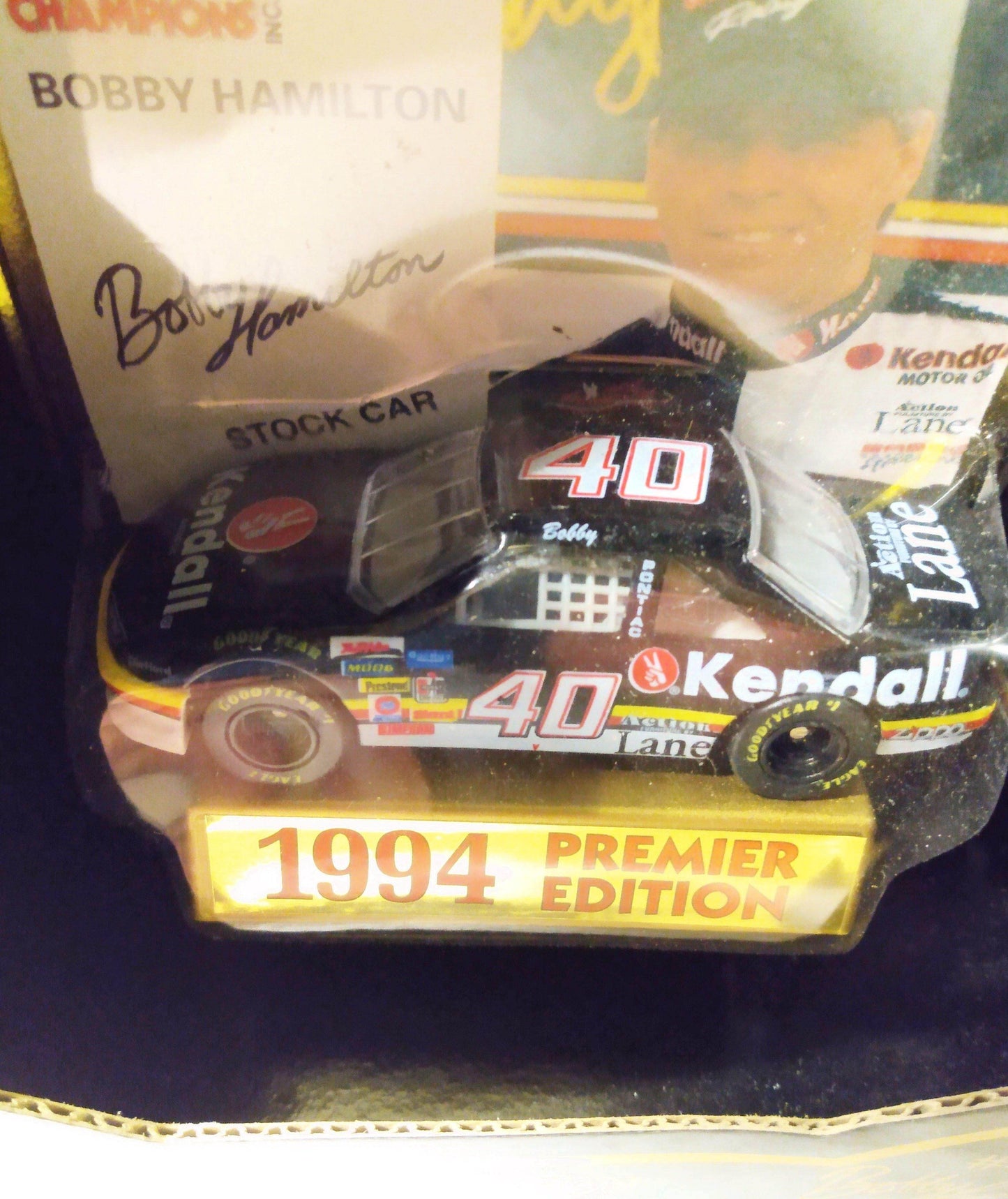 Racing Champions 1994 Premier Edition Bobby Hamilton #40 Kendall - TulipStuff