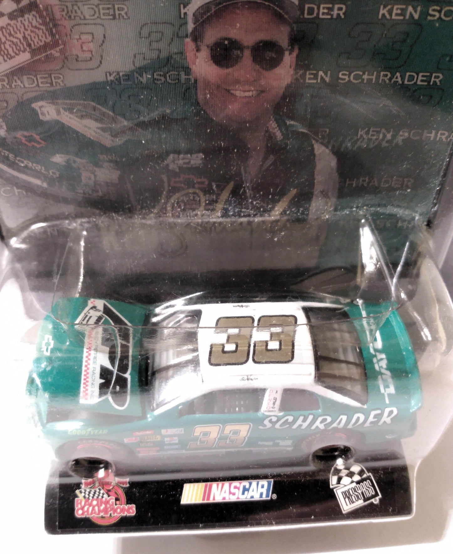 Racing Champions 1999 Press Pass #33 Ken Schrader Monte Carlo - TulipStuff