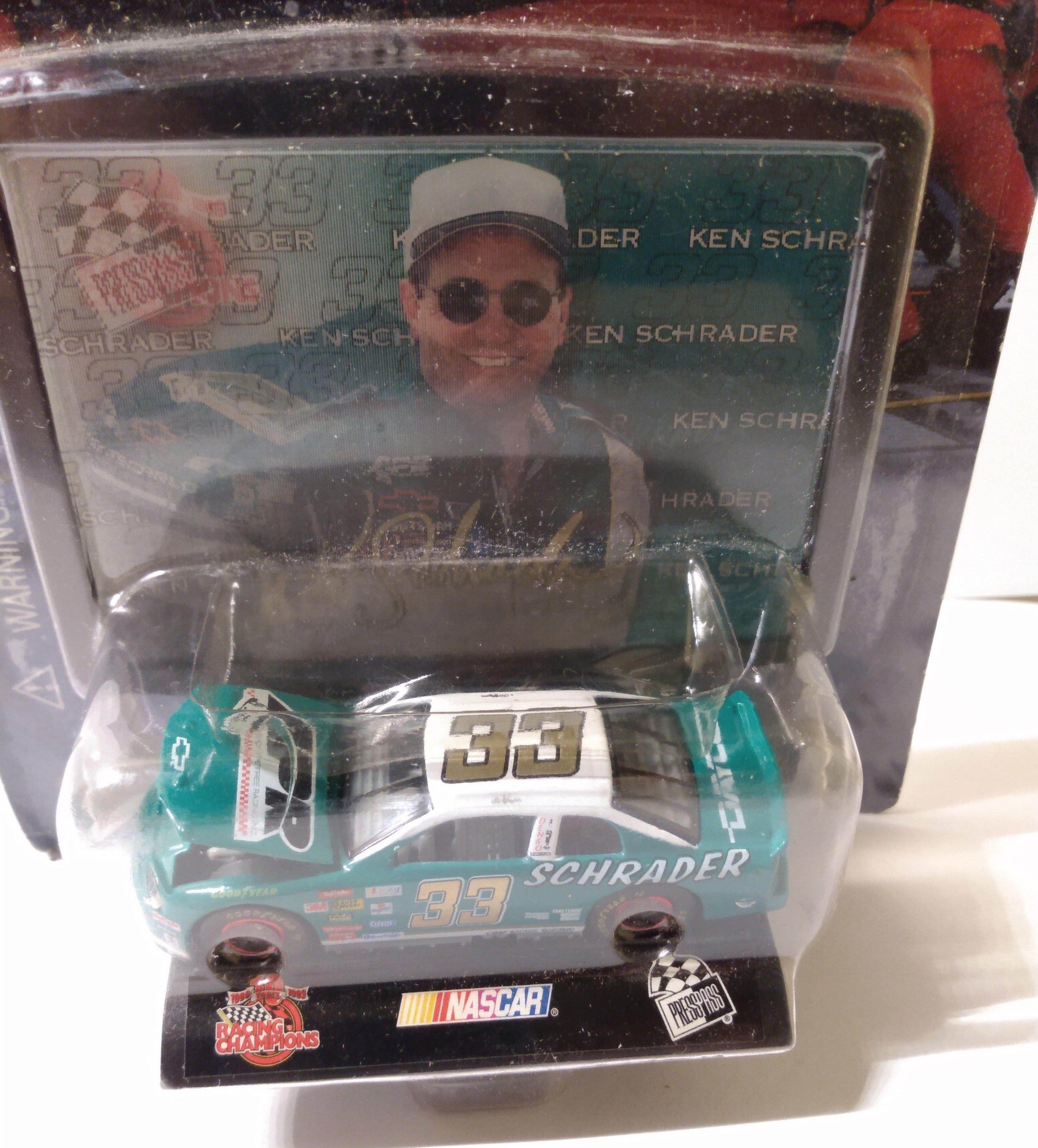Racing Champions 1999 Press Pass #33 Ken Schrader Monte Carlo - TulipStuff