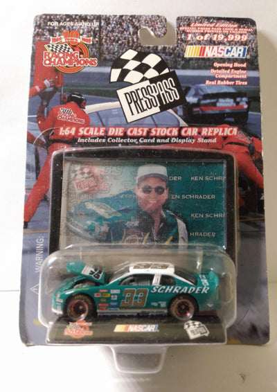 Racing Champions 1999 Press Pass #33 Ken Schrader Monte Carlo - TulipStuff