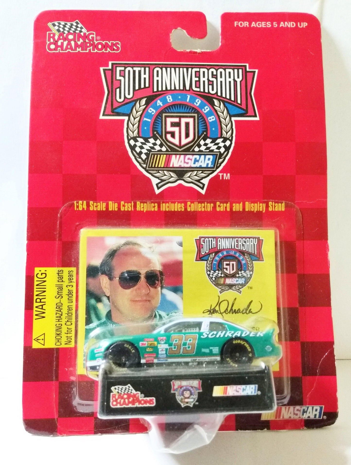 Racing Champions Nascar 1998 Ken Schrader #33 Petree Monte Carlo - TulipStuff