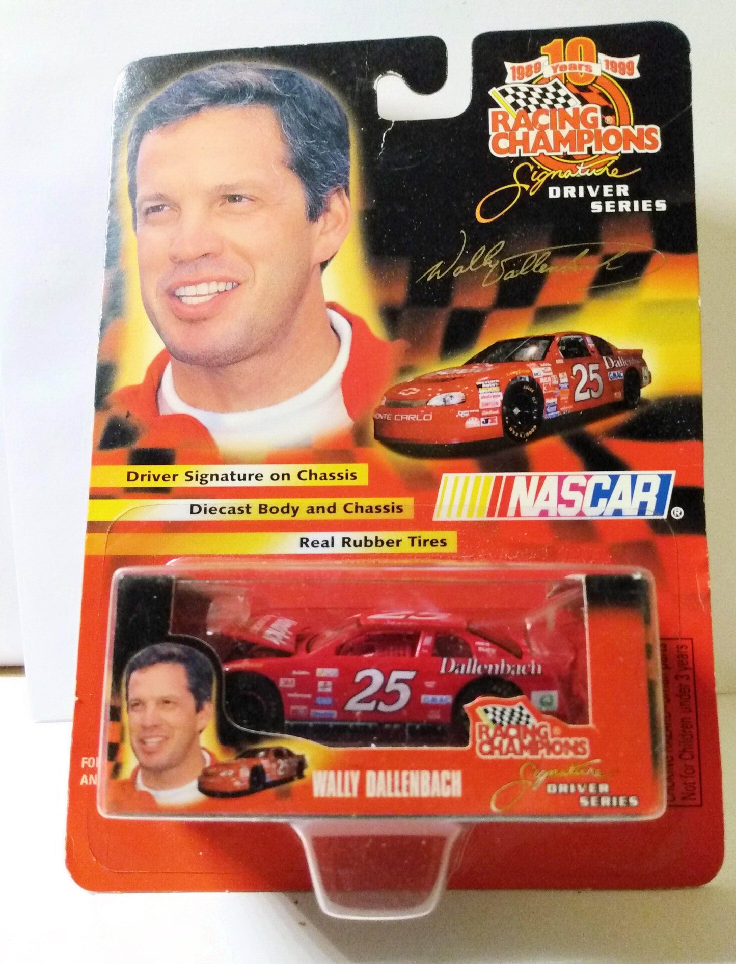 Racing Champions 1999 Signature Driver Series Wally Dallenbach #25 Hendrick - TulipStuff