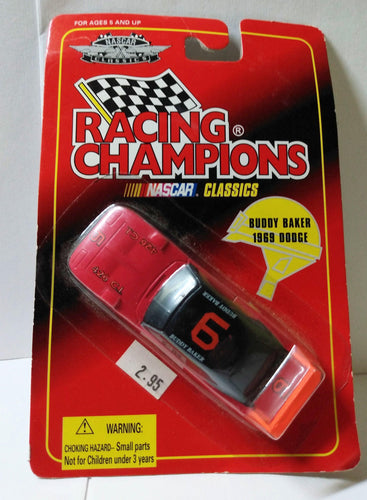Racing Champions Nascar Classics Buddy Baker 1969 Dodge Charger - TulipStuff
