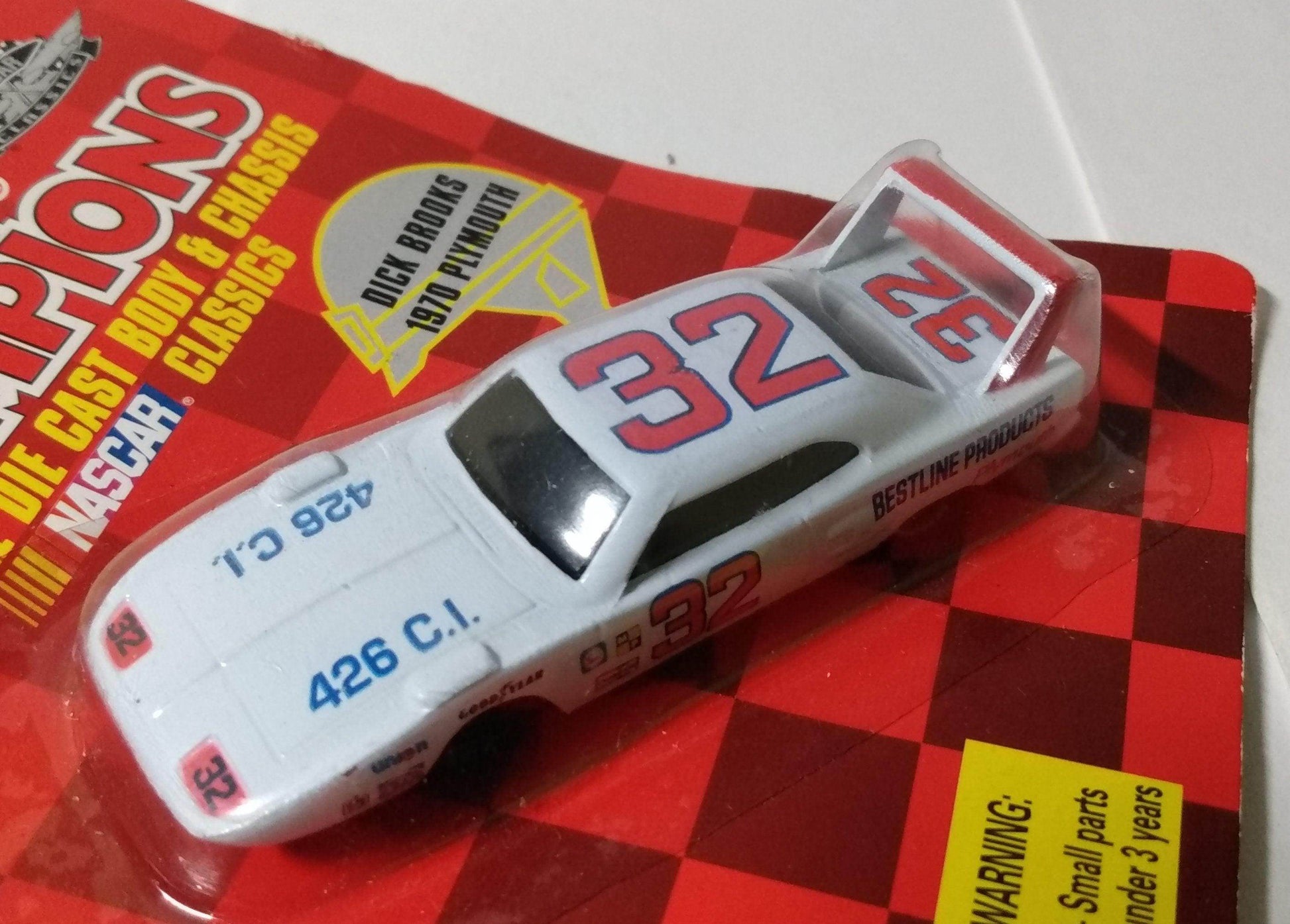 Racing Champions Nascar Classics Dick Brooks 1970 Plymouth Superbird - TulipStuff