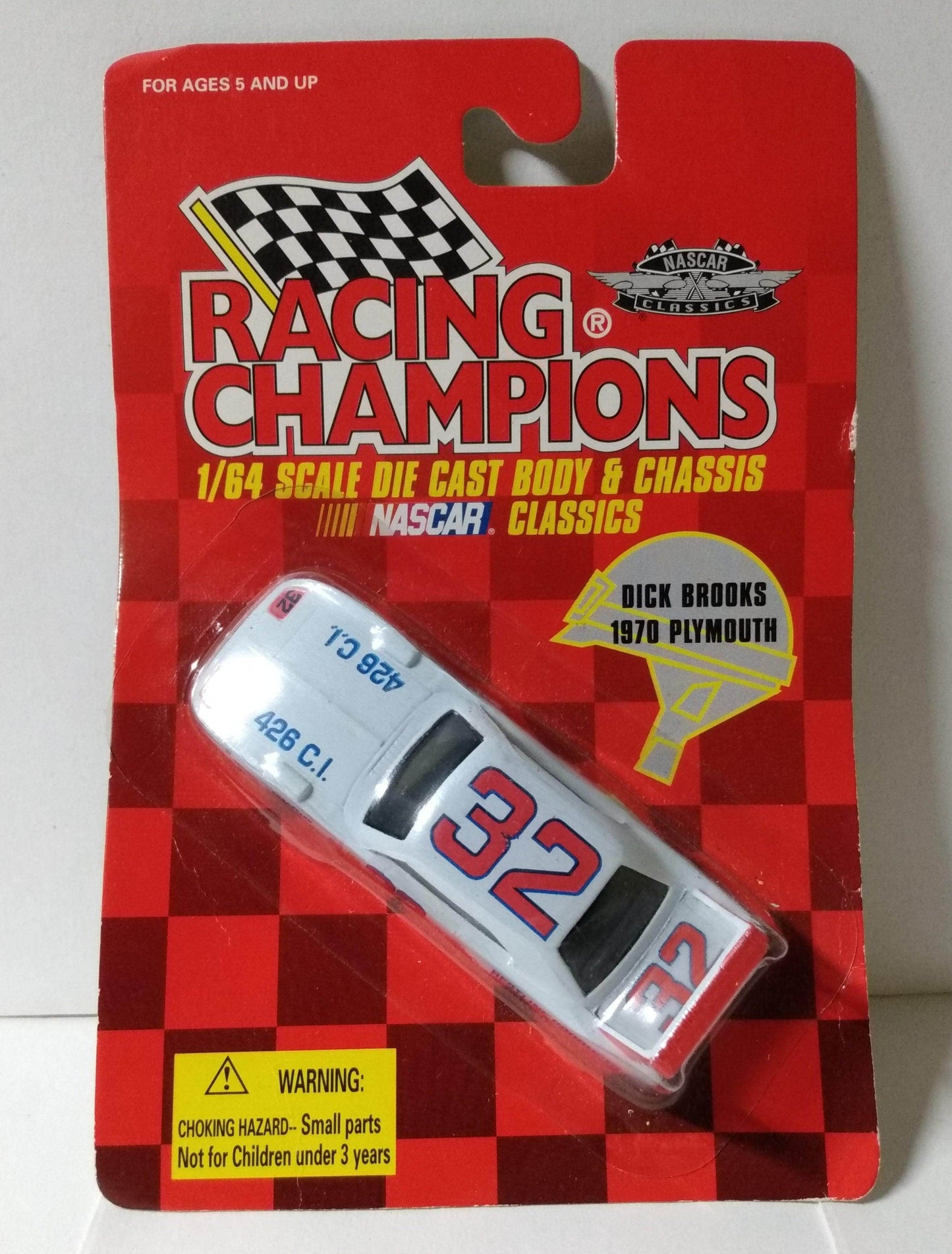 Racing Champions Nascar Classics Dick Brooks 1970 Plymouth Superbird - TulipStuff