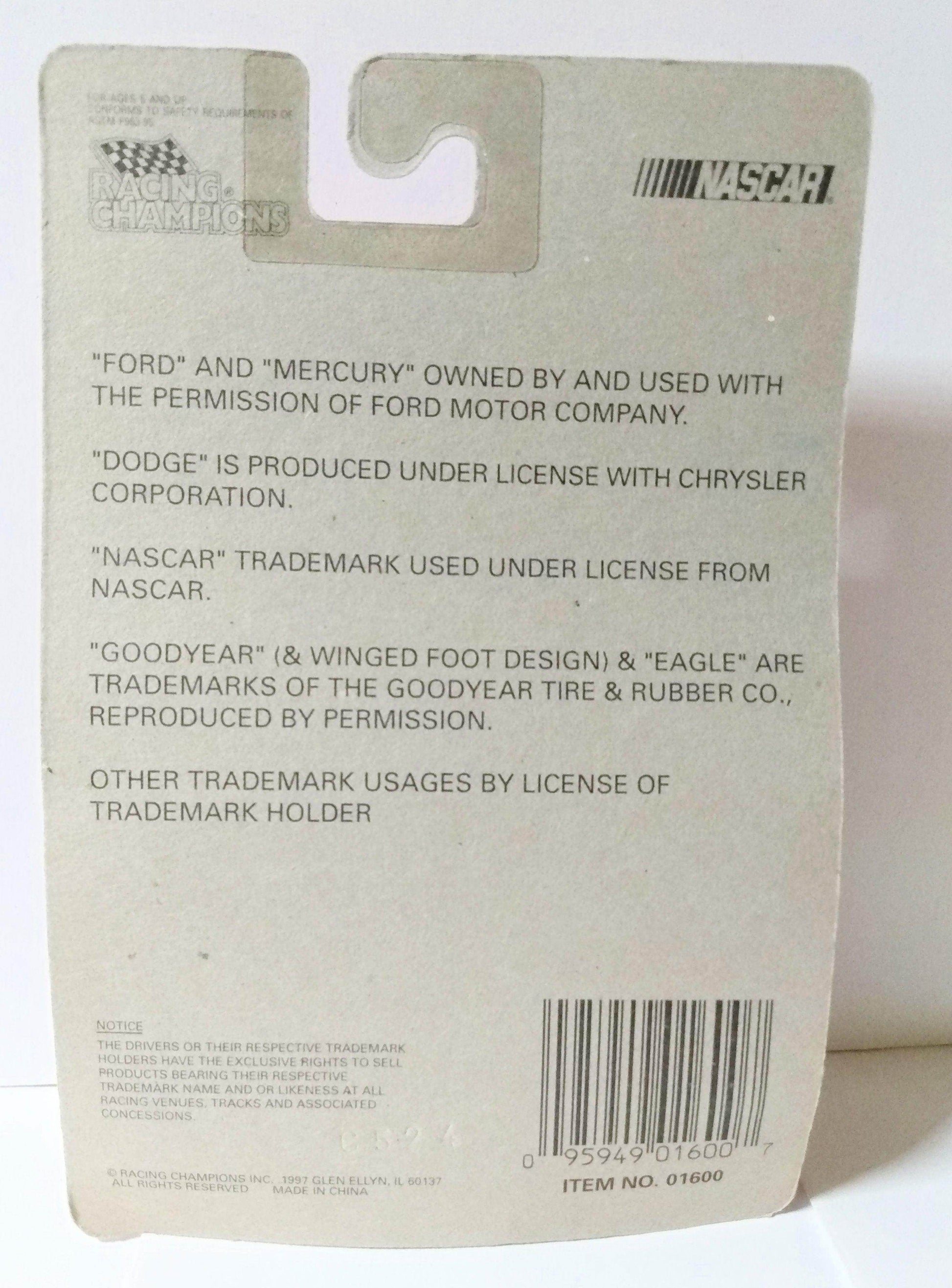 Racing Champions Nascar Classics Marvin Panch 1964 Ford Fastback - TulipStuff