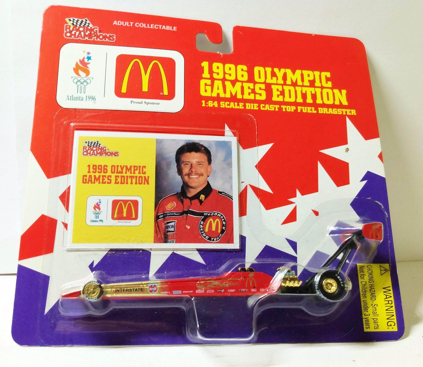 Racing Champions 1996 Olympic Games McDonald's Top Fuel Dragster - TulipStuff