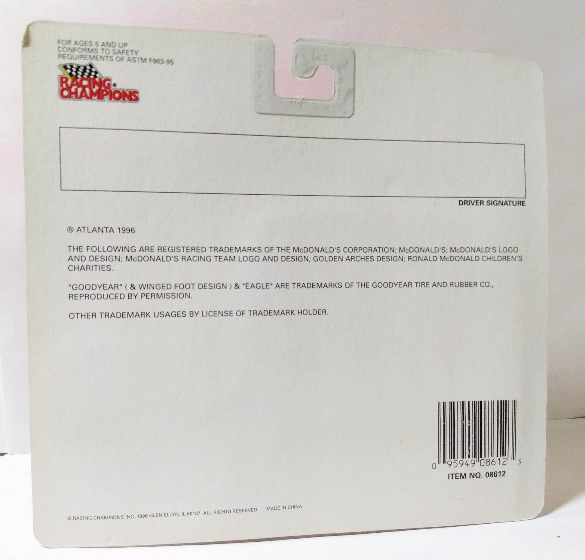 Racing Champions 1996 Olympic Games McDonald's Top Fuel Dragster - TulipStuff