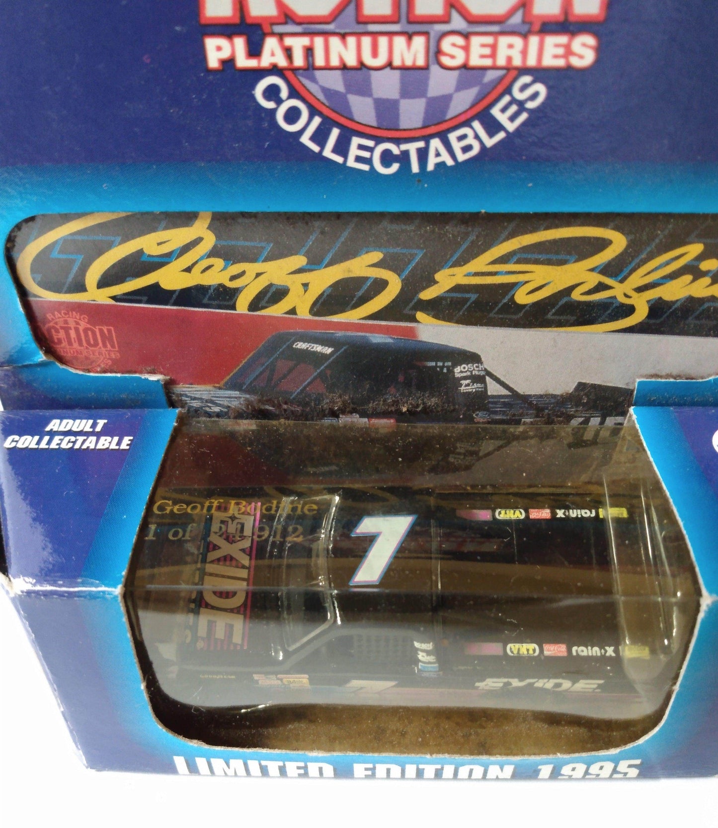 Action Platinum SuperTrucks 1995 Geoff Bodine Exide Ford F-150 - TulipStuff