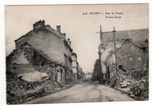 Load image into Gallery viewer, Reims France Rue de Venise Venice Street Ruins World War 1 WW1 1918 - TulipStuff
